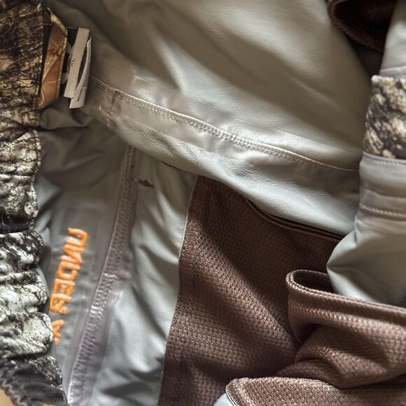 Under Armour Pants Mens XL Mossy Oak Camo Waterproof Hunting Outdoor Lined - Picture 14 of 14